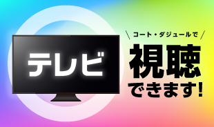 コート・ダジュールではテレビ視聴可能です！！