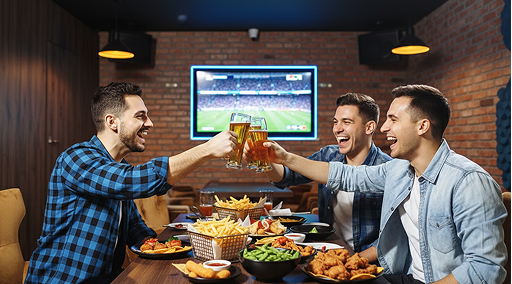 ドリンク&フード充実